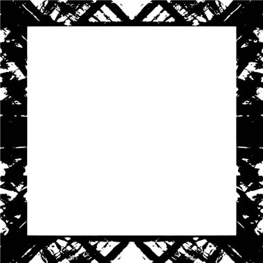 Beyaz arkaplanda soyut grunge çerçeve. Vektör tasarım şablonu.
