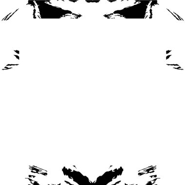 Beyaz arkaplanda soyut grunge çerçeve. Vektör tasarım şablonu.