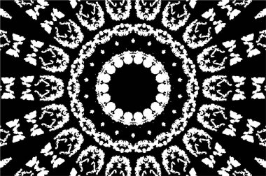 Soyut çember deseni, vektör çizimi. güzel süs arkaplanı