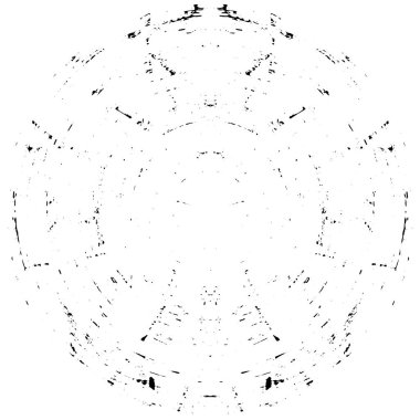 black and white round grunge texture