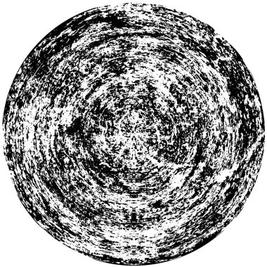 black and white round grunge texture