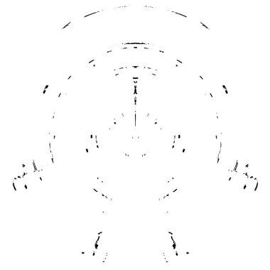 black and white round grunge texture