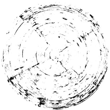 black and white round grunge texture
