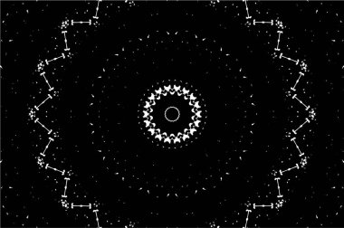 siyah ve beyaz arkaplan eski grunge vintage mandala arkaplanı 