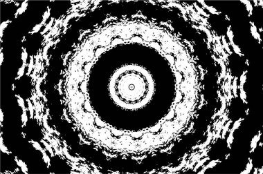 Kaleydoskopik desenli tek renkli süslemeli arkaplan