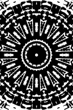 Soyut çember deseni, vektör çizimi. güzel süs arkaplanı