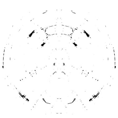 Grunge boya dairesi desenli element. Vektör illüstrasyonu.