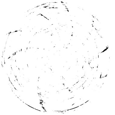 Grunge boya dairesi desenli element. Vektör illüstrasyonu.