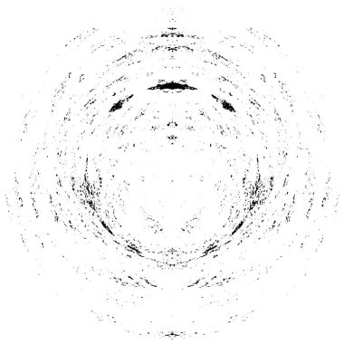 Grunge boya dairesi desenli element. Vektör illüstrasyonu.