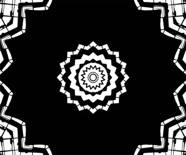 Soyut çember deseni, vektör çizimi. güzel süs arkaplanı