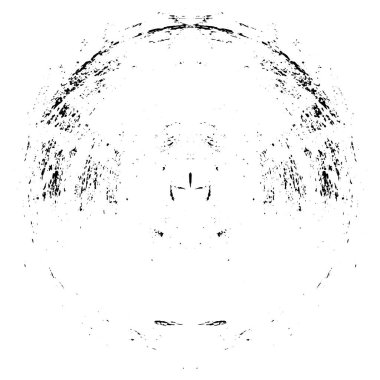 Elle boyanmış soyut bir element. Grunge fırça darbesi.