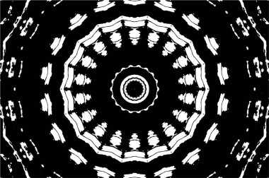 Soyut çember deseni, vektör çizimi. güzel süs arkaplanı