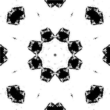 soyut yuvarlak mozaik vektör çizimi