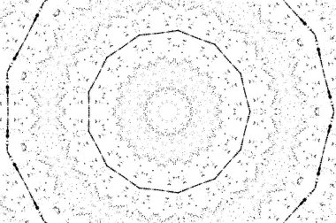 soyut yuvarlak mozaik vektör çizimi