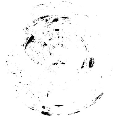 Elle boyanmış soyut bir element. Grunge fırça darbesi.