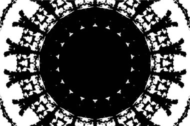 Soyut çember deseni, vektör çizimi. güzel süs arkaplanı