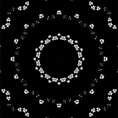 soyut yuvarlak mozaik vektör çizimi