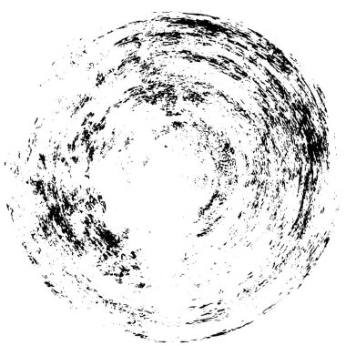 Elle boyanmış soyut bir element. Grunge fırça darbesi.