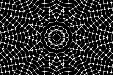 Kaleydoskopik desenli süslemeli tek renkli arkaplan