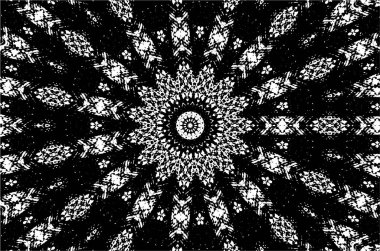 Kaleydoskopik desenli tek renkli süslemeli arkaplan