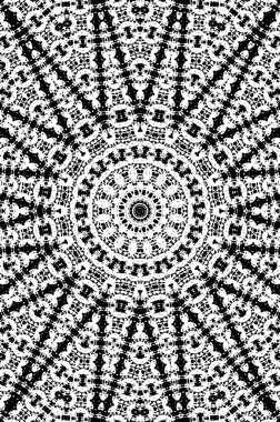 Grunge Yuvarlak Elementi. Yaratıcı Grafik Tasarımı İçin Soyut Çember Boyama. Tehlike Doku Arkaplanı. Bir Kaleydoskop 'un geometrik elementlerine sahip bir halka biçiminde arkaplan