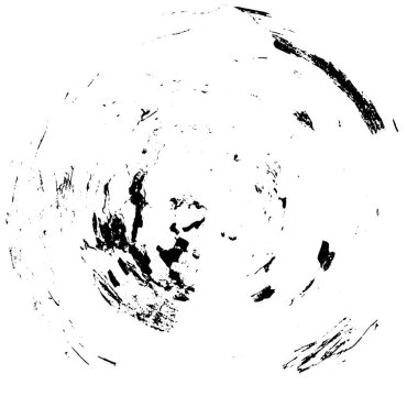 Grunge Yuvarlak Elementi. Yaratıcı Grafik Tasarımı İçin Soyut Çember Boyama. Tehlike Doku Arkaplanı. Bir Kaleydoskop 'un geometrik elementlerine sahip bir halka biçiminde arkaplan