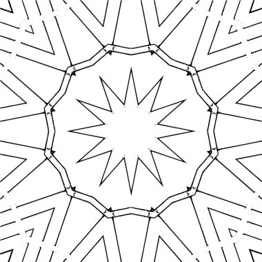 Grunge Yuvarlak Elementi. Yaratıcı Grafik Tasarımı İçin Soyut Çember Boyama. Tehlike Doku Arkaplanı. Bir Kaleydoskop 'un geometrik elementlerine sahip bir halka biçiminde arkaplan