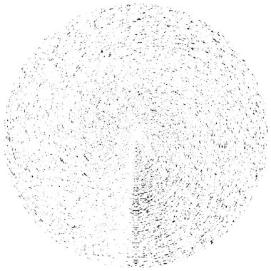 Grunge Yuvarlak Elementi. Yaratıcı Grafik Tasarımı İçin Soyut Çember Boyama. Tehlike Doku Arkaplanı. Bir Kaleydoskop 'un geometrik elementlerine sahip bir halka biçiminde arkaplan