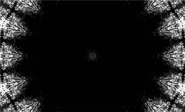 siyah ve beyaz arkaplan eski grunge vintage mandala arkaplanı 