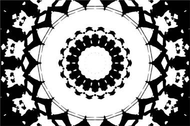 Soyut çember deseni, vektör çizimi. güzel süs arkaplanı