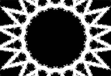 siyah ve beyaz arkaplan eski grunge vintage mandala arkaplanı 