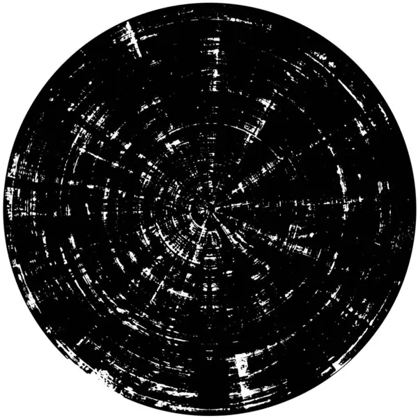 Чорно Білий Круглий Гранжевий Фон — стоковий вектор