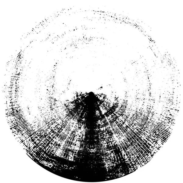 Чорно Білий Круглий Гранжевий Фон — стоковий вектор