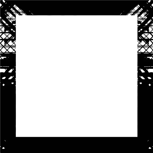 Abstrakter Grunge Rahmen Auf Weißem Hintergrund Vorlage Für Vektordesign — Stockvektor