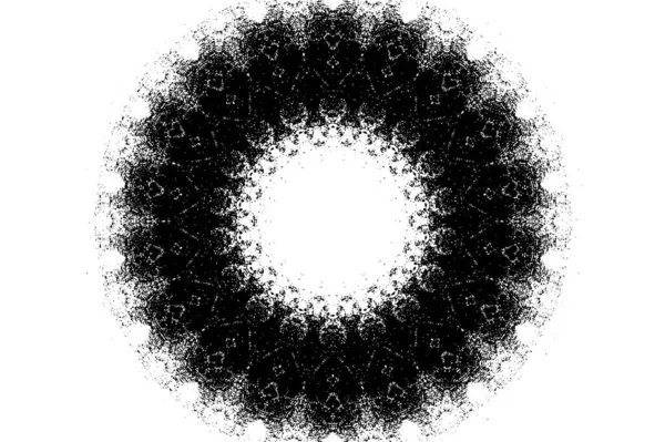 Dekoratif siyah beyaz arka plan. Mandala deseni.