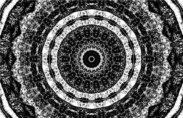 Dekoratif siyah beyaz arka plan. Mandala deseni.