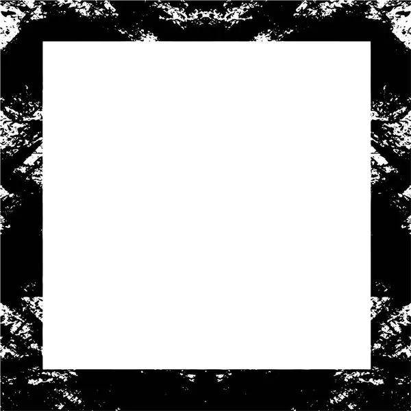 Abstract Grunge Frame White Background Vector Design Template — Stock Vector
