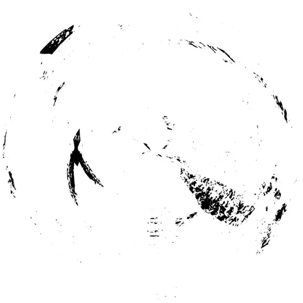 シマールブラシストロークテクスチャ 抽象インク背景 — ストックベクタ