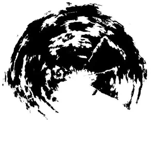 Grunge Element Abstraktní Kruhová Malba Pro Kreativní Grafický Design Nouzová — Stockový vektor