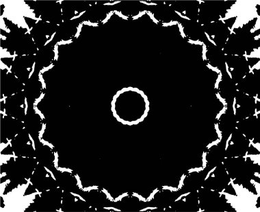 Soyut çember deseni, vektör çizimi. güzel süs arkaplanı