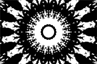 Soyut çember deseni, vektör çizimi. güzel süs arkaplanı