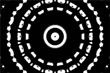 Soyut çember deseni, vektör çizimi. güzel süs arkaplanı