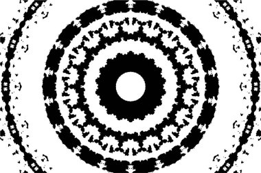 Soyut çember deseni, vektör çizimi. güzel süs arkaplanı