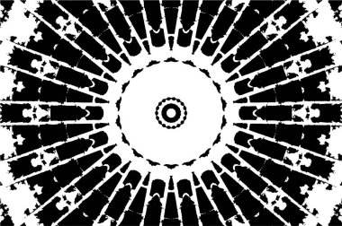 Soyut çember deseni, vektör çizimi. güzel süs arkaplanı