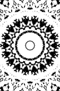 Soyut çember deseni, vektör çizimi. güzel süs arkaplanı