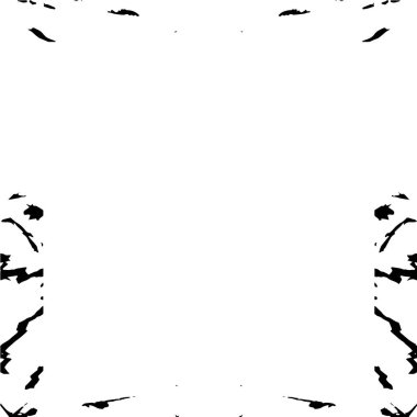 Çerçeve vektörü siyah ve beyaz grunge arkaplan