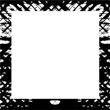 Çerçeve vektörü siyah ve beyaz grunge arkaplan