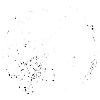 Yuvarlak Grunge Şekli Doku, Sert Çember Damgası