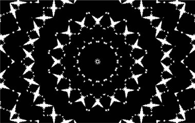 Kaleydoskopik desenli süslemeli tek renkli arkaplan