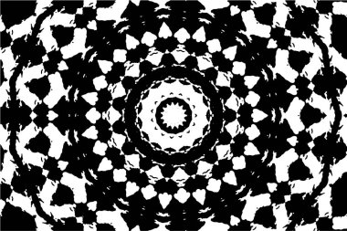 Kaleydoskopik desenli tek renkli süslemeli arkaplan